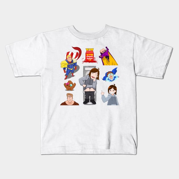 the boys diabolical Kids T-Shirt by super villain